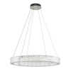 Lampa wisząca kryształowy ring 80cm 3000K LUXORA LED Nowodvorski 11706