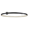 Plafon Ring L duży czarny okrąg 90cm LED CCT Light Prestige LP-909/1C L BK CCT
