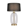 Lampa stołowa Amur czarno - transparentna 1xE27 Light Prestige LP-919/1T transparent