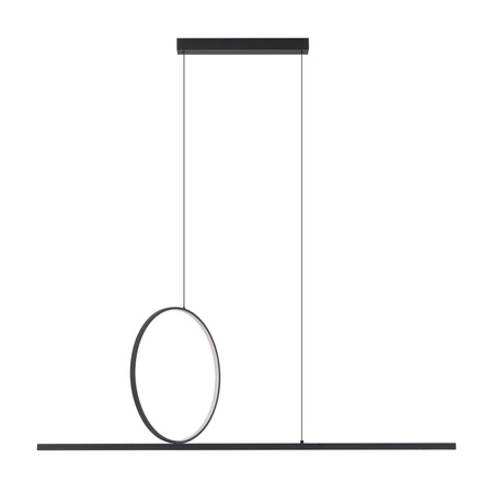 Lampa wisząca liniowa z czarnym pierścieniem 3000K LINEO LED Nowodvorski 11879
