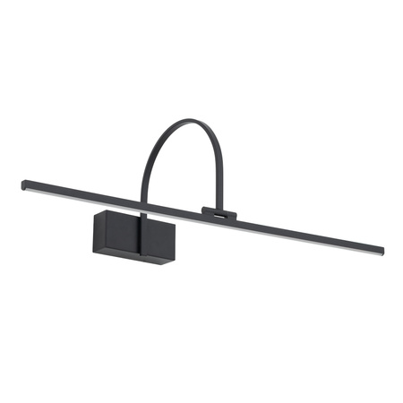 Nowoczesny kinkiet liniowy czarny 59cm – oświetlenie nad lustro lub obraz LED 3000K ARTLINE LED Nowodvorski 11958