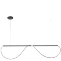 Lampa wisząca Meleca M czarna LED CCT Light Prestige LP-2345/1P M BK