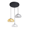 Lampa wisząca Ainale 3xG9 Italux PND-54637-3-BK-SG