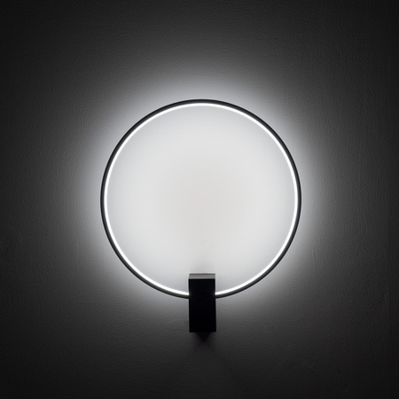 Kinkiet czarna obręcz LED o średnicy 30cm VEXA BLACK 6W Tk Lighting 18304