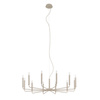 Lampa wisząca żyrandol metalowy w kolorze beżowym o średnicy 103cm 12xE14 ORTO B Nowodvorski 12526