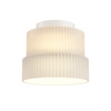 Oprawa sufitowa białe ryflowane szkło Scala LED 3000K Maytoni MOD496CL-L12WK