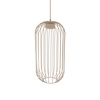 Lampa wisząca druciana w kolorze sabia o średnicy 25cm  SPHERA S SABIA 1xGX53 Tk Lighting 11309