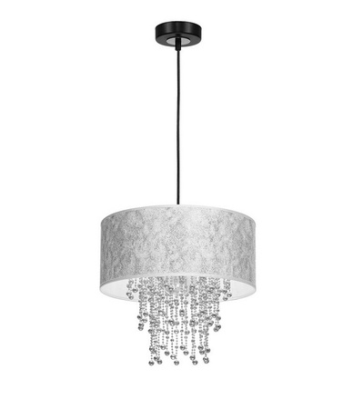 Lampa wisząca ALMERIA SLVER/BLACK Milagro MLP6436