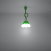 Lampa wisząca DIEGO 5 zielony Sollux SL.0583