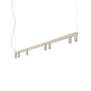 Lampa wisząca podłużna beżowa 150cm z dodatkowym podświetleniem  FOURTY LINE LED VII Nowodvorski 12294