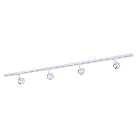 Zestaw szynowy Marvi TR Blake w kolorze białym 4 źródła światła Italux 920403-4-WH-SET 