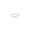 Plafon Ring L duży czarny okrąg 90cm LED CCT Light Prestige LP-909/1C L BK CCT