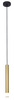 Lampa wisząca cienka złota tuba zakończona delikatnym akrylowym klosikiem VELIC 1xG9 Zuma Line P241125801GD 