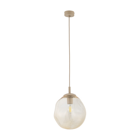 Lampa wisząca nieregularny szklany klosz 25cm LAVA M SABIA 1xE27 Tk Lighting 11327