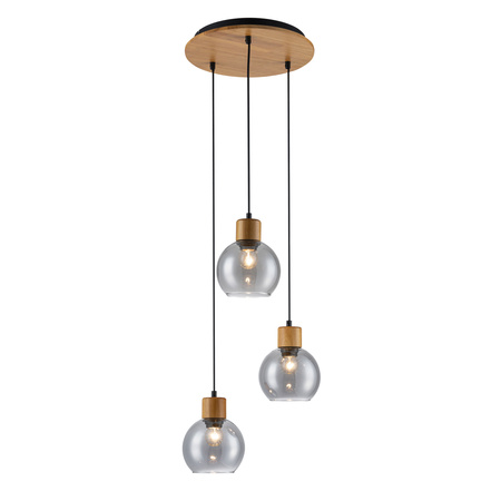 Lampa wisząca Velma 3xE27 Italux PND-67505-3-WD