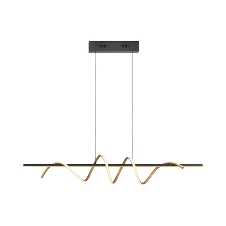 Lampa wisząca spirala mosiądz/czarny EMANDA LED 3000K z funkcją SwitchMo Just Light 19113-68