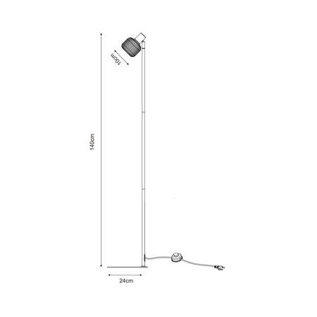 Lampa podłogowa STEM E14 Zuma Line R5021009A-1F