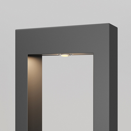 Metalowa lampa ogrodowa 150cm ramka grafitowa LED 3000K Bonn O425FL-L20GF Maytoni