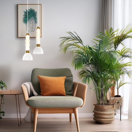 Lampa wisząca LUCCO amber 13W Milagro ML1418