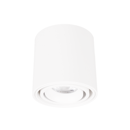Biała tuba sufitowa natynowa o średnicy 7cm LED 3000K IP44 Maxlight C0256 Fix