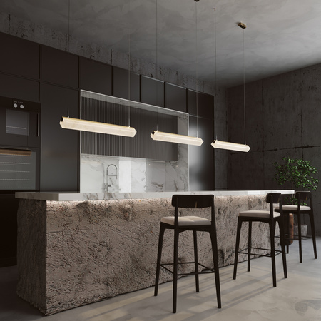 Nowoczesna lampa wisząca liniowa LED 3000K Petra MOD250PL-L36BS3K Maytoni