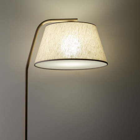  Lampa podłogowa do salonu 160cm z abażurem z lnu 1XE27 FORMO SABIA Tk Lighting 16184
