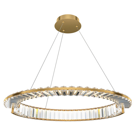 Efektowna okrągła lampa wisząca kryształowa o średnicy 62cm Krone P097PL-L36BS3K1 Maytoni