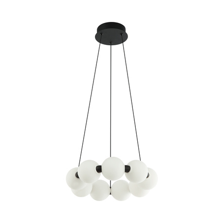 Elegancka lampa wisząca LED z regulacją światła PERLA PENDANT 40 3-STEP DIMM BK AZZARDO AZ6894