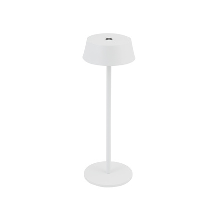 Biała przenośna lampka stołowa na stolik do ogrodu USB 3000K AMY LED Nowodvorski 11531