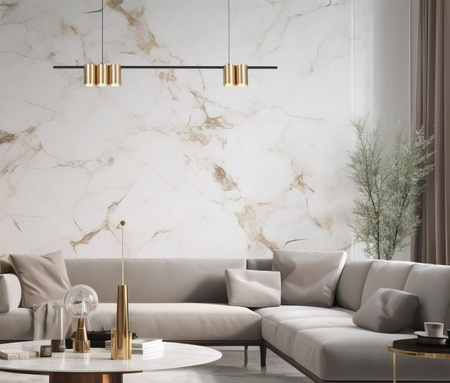 Lampa wisząca (listwa) GENESIS BLACK GOLD 5xGU10 100cm Milagro ML0369