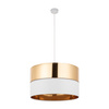 Lampa wisząca pojedyncza HILTON WHITE/GOLD TK Lighting 4771