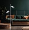 Lampa podłogowa VERTICAL WHITE BLACK 1xGU10 Milagro ML0310 ML0300 kolor do wyboru