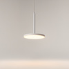 Okrągła płaska lampa wisząca biała 18,5cm LED 3000K Plato P076PL-L12W3K-W Maytoni