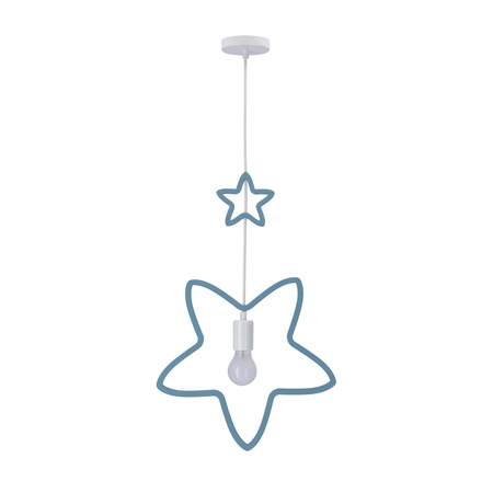 SINGLE SS LAMPA WISZĄCA 1X20W E27 IQ KIDS NIEBIESKI Candellux 31-23513