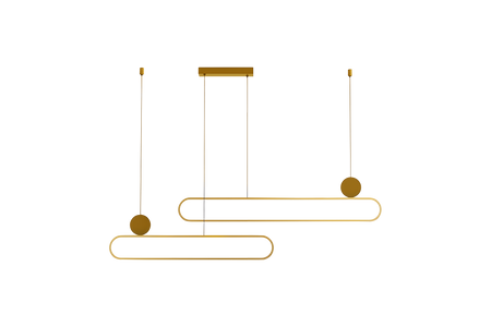 Lampa wisząca NICODEMO v2 PENDANT GO AZ5780 - złota lampa LED 3-STEP DIMM 3000 K