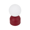 Lampka nocna w kolorze burgundowym 1XG9 MIKI BURGUND Tk Lighting 16216