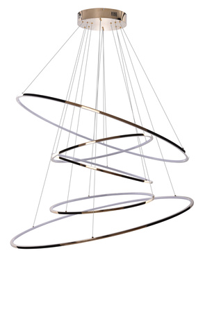 Lampa wisząca duże okręgi złote WHEEL XXL GO AZZARDO AZ3138