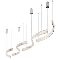 MAXLIGHT P0391 LAMPA WISZĄCA SAPHIR 18W Fala z kryształków