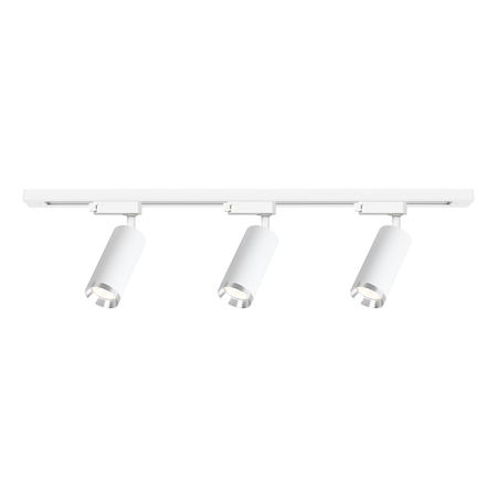 Zestaw Oprawa Mica Track Biały + Chrom 3xGU10 1m Milagro ML2105