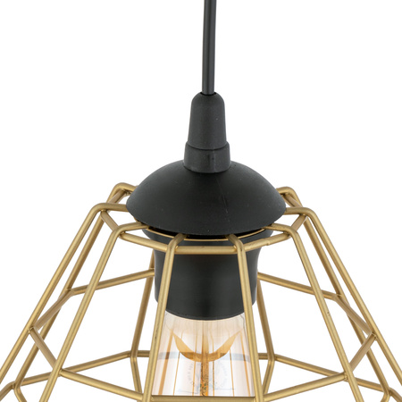 Lampa wisząca DIAMOND NEW BLACK/GOLD TK Lighting 4640