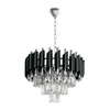 Żyrandol lampa wisząca kryształowa 5xE14 CRISTAL Chrome Milagro ML2519