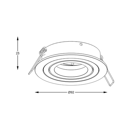 Spot CHUCK GU10 Zuma Line ARGU10-038-N