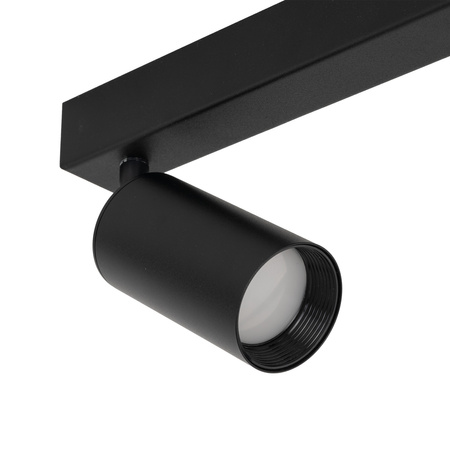 Podwójna oprawa natynkowa z ruchomymi tubami AMIS BLACK 2xGU10 Tk Lighting 10633