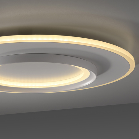 Okrągły biały plafon sufitowy 50cm strerowany pilotem / smartfonem Q-KALIA LED Paul Neuhaus 6503-16