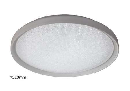 Lampa sufitowa plafon 51cm ESME LED Rabalux 2300 sterowany pilotem