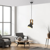 Lampa wisząca pojedyńcza drewniana z metalowym kloszem CUP 2.0 1xE27 Just Light 15741-18