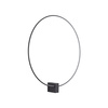 Kinkiet czarny okrąg LED o średnicy 60cm VEXA BLACK 18W Tk Lighting 18307