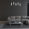 Lampa Wisząca DANTE SILVER 5x mini GU10 MLP7367