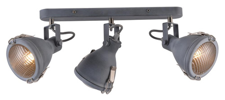 CRODO LAMPA SUFITOWA LISTWA 3X40W E14 SZARY Candellux 93-71125