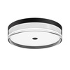 Lampa sufitowa do łazienki Molino 40cm LED zmienna barwa światła Italux PLF-64536-M-BK
